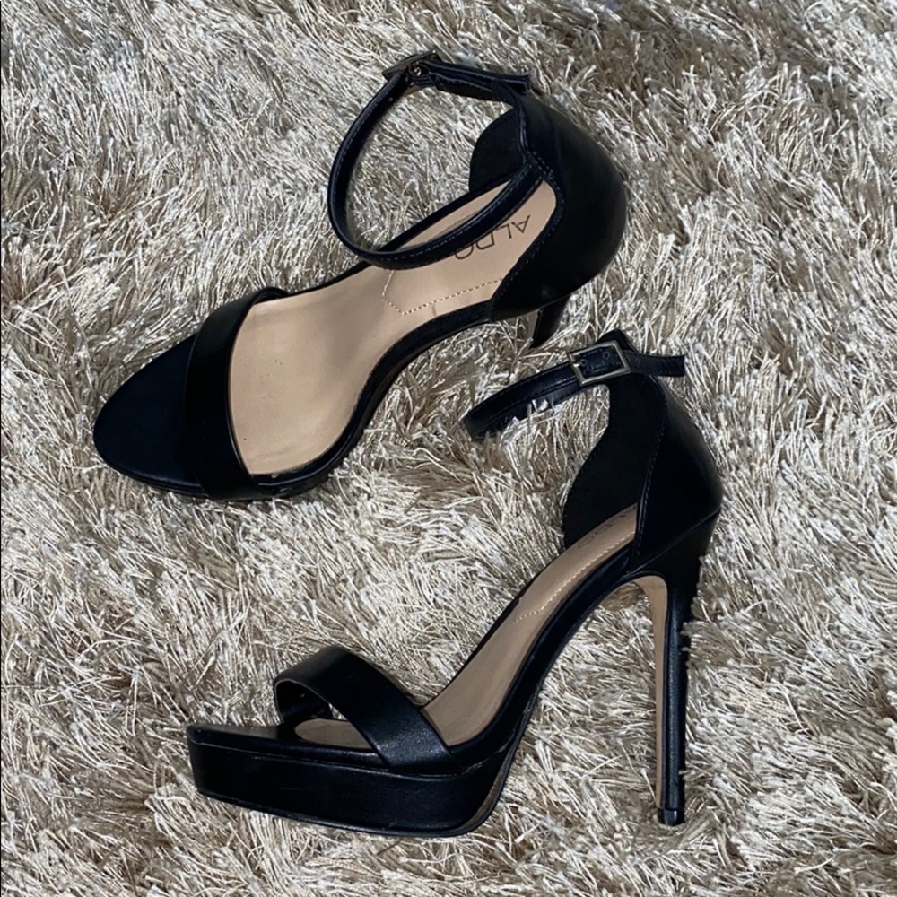 Aldo Strappy platform Heels